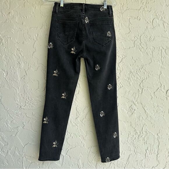 DRIFTWOOD Jeans Women’s Size 24‎ Boyfriend Embroidered Floral Boho Distressed - Picture 5 of 10